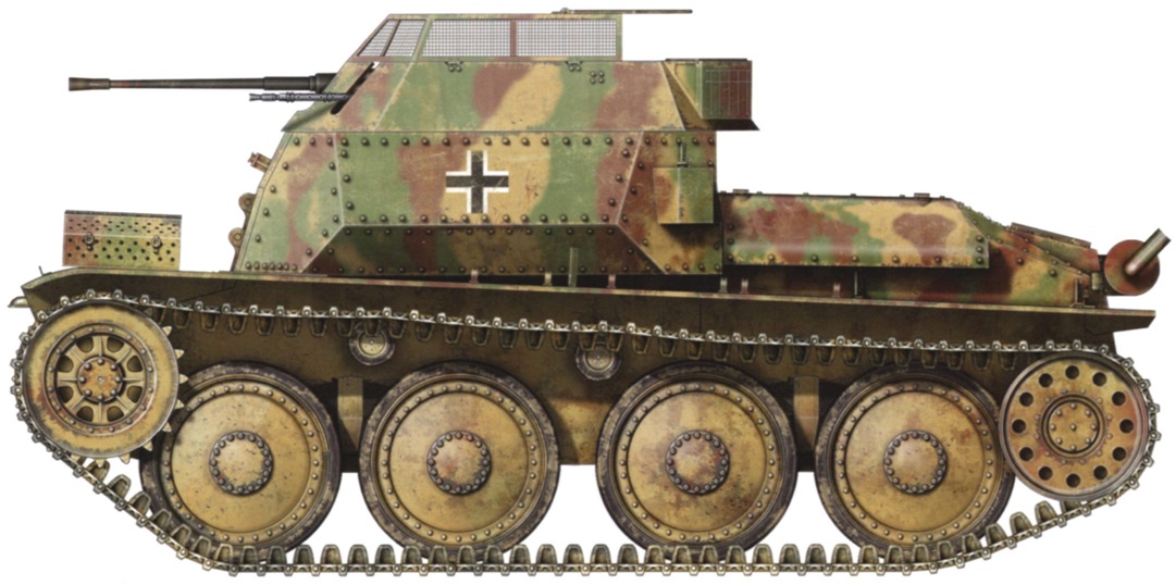 Sd.Kfz.140/1 Aufklärungspanzer 38(t) 2 cm KwK 38 | Энциклопедия военной ...